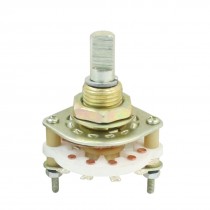 10mm Mount Hole Dia 1 Pole 10 Way One Deck Band Channel Rotary Switch