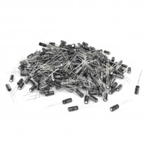 1000 Pcs 5mm x 11mm 100UF 25V Polarized Radial Electrolytic Capacitor