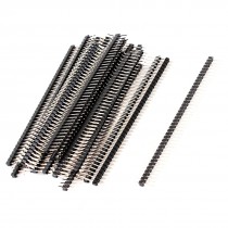 30 Pcs 1x40 Pins 2 54 mm Single Row Straight Pin Header Strip
