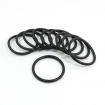 10Pcs 52mm x 44 x 4mm Mechanical Rubber O Ring Oil Seal Gaskets Black