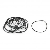 5Pairs 33mm Outside Dia 1mm Cross Section Industrial Rubber O Rings Seals