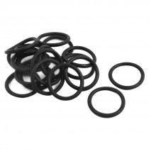 10Pairs 16.8mm x 1.8mm Industrial Rubber Sealing Oil Filter O Ring Gasket