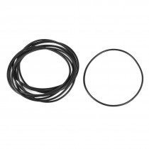 5Pairs Replacement Rubber O Ring Seal Washers Black 58mm x 54.4mm x 1.8mm