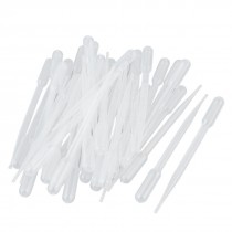100 Pcs Plastic Disposable Graduated Liquid Dropper Pipettes 3ML
