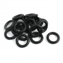 10Pairs 17mm x 3.1mm Black Rubber Oil Seal Sealed O Rings Gasket Washers