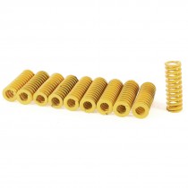 30mm x 10mm x 5mm Metal Tubular Section Mould Die Compression Spring 10pcs