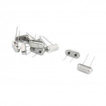 10pcs Silver Tone 11.0592MHz DIP Passive Crystal Oscillators