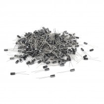 1000 Pcs 4mm x 7mm 47UF 16V Polarized Radial Electrolytic Capacitor
