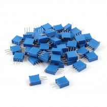 3296W-203 640V 1W 20K Ohm Potentiometer Multiturn Blue 50 Pcs