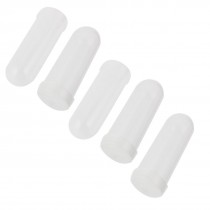 Lab Plastic Round Bottom Centrifuge Tube 100ml w Threaded Cap 5 Pcs