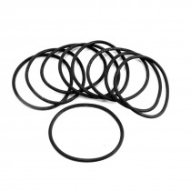 10Pcs Mechanical Black O Rings Oil Seal Washers 48mm x 43.2mm x 2.4mm