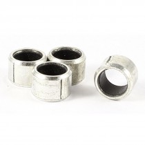 4pcs Silver Tone Self Lubricating Metal Plain Bearing Sleeve 5mm x 7mm x 5mm