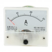 85L1-A AC 0-30A Fine Tuning Dial Current Tester Panel Meter Ammeter