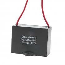0.02mF 20uf 450VAC 50/60Hz 2 Wire Fan Metallized Capacitor