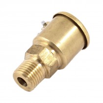 10mm Thread Dia Brass Oil Lubricating Part Spring Cap Copper Grease Cup