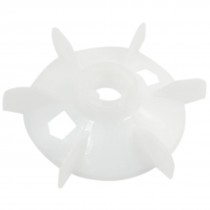 Spare Part 24mm Inner Dia 6 Vanes Impeller Plastic Motor Fan Blade Wheel