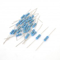 30 Pieces Through Hole 1W 1% Tolerance 24K Ohm Metal Oxide Film Resistor