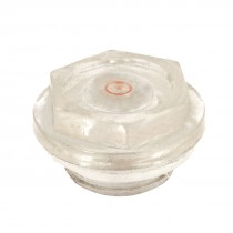 3/4 PT Threaded Liquid Oil Level Sight Glass Indicator Clear for Air Compressor