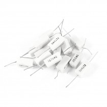 15 Pcs 5W Watt 27 Ohm 5% Ceramic Cement Power Resistor White
