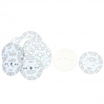 20pcs 50mm Dia DIY Aluminum PCB Circuit Board for 7 x 1W/3W High Power LEDs