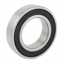 Silver Tone Black 6007-2RS Deep Groove Ball Bearing 62mm x 35mm x 14mm