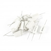 15 Pcs 5W Watt 2.4 Ohm 5% Ceramic Cement Power Resistor White