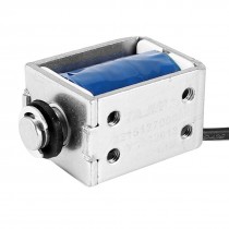 DC 24V 0.1A 2.4W 20g Force 0mm Stroke Push Pull Type Solenoid Electromagnet