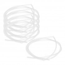 5 Pcs 3Ft 2mm Dia Heat Shrinkable Tube Wire Sleeve Shrinking Tubing Clear