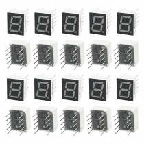 20Pcs One Bit Red LED Digital Display Common Anode Tube Module 13mmx10mm