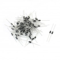 100Pcs SR260 60V 2A Axial Lead Type Schottky Rectifier Diodes 3mm x 6mm