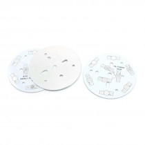 3 Pcs 78m Round Aluminum PCB Circuit Board for 9 x 1W/3W High Power LED