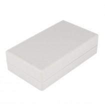 Plastic DIY Junction Box Protector Case White 140x82x38mm