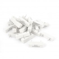 30pcs Fixed Wirewound Vertical Ceramic Cement Resistor 30 Ohm 10W 5%