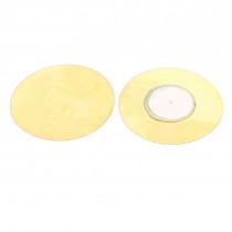 2 Pcs Electronic Components 50mm Piezoelectric Copper Buzzer Film Gasket