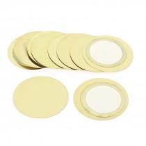 10 Pcs Electronic Components 22mm Piezoelectric Copper Buzzer Film Gasket