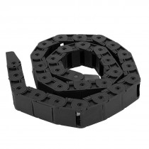 25mm x 18mm Open Type Plastic Towline Cable Drag Chain 105cm