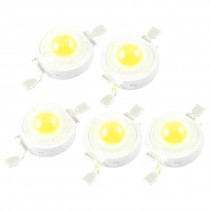 5 Pcs 1W High Power 110LM 2 Pin White Light LED Lamp Diodes Blub Beads