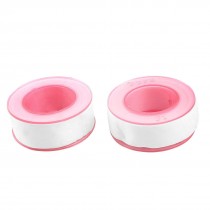 10pcs Plumbers Thread Sealant 15mm Width PTFE Tape White Pink 20M Long