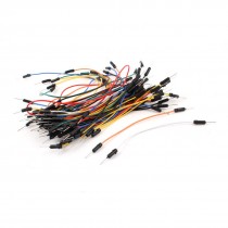 65 Pcs Male to Male Flexible Solderless Breadboard Jumper Wires for Arduino