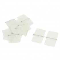 10 x Spare Parts Folding Beige Nylon Pinned Hinges 28 x 16mm for RC Plane