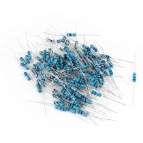 1/2 Watt Resistance 1 Ohm Axial Leads Carbon Film Resistor 130 Pieces