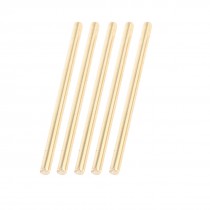 5 Pcs Car Model Toy DIY Brass Rod Axles Drill Rod Bar 3mm x 60mm