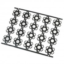 20pcs 20mm 1 x 1W 3W 5W High Power LED Aluminum Star Base PCB Plate Board DIY