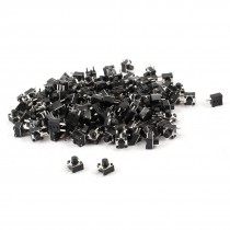 150 Pcs PCB Mounted Momentary 3-pin Tact Pushbutton Switch 4.5mmx4.5mmx4.8mm