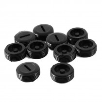 10 Pcs Plastic Electric Tool 16mm Male Thread Dia Carbon Brush Holder Cap
