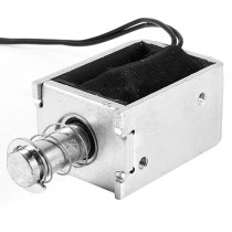 AC 220V 48.4W 1500g 200g Force 1mm 12mm Stroke Push Pull Solenoid Electromagnet