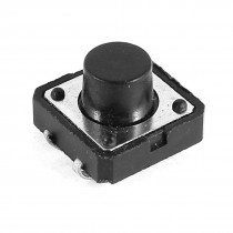 12mm x 12mm x 8mm 4 Pin DIP Panel PCB Momentary Tactile Tact Push Button Switch