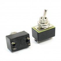 Panel Mount ON/OFF DPST Rocker Type Toggle Switch AC 220V 3A KN3A 1X2 2pcs