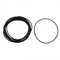 120mm x 3mm Black Nitrile Rubber O Ring Oil Seals 10 Pcs