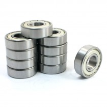 10 Pcs 6202ZZ 15 x 35 x 11mm Single Row Shielded Deep Groove Ball Bearings